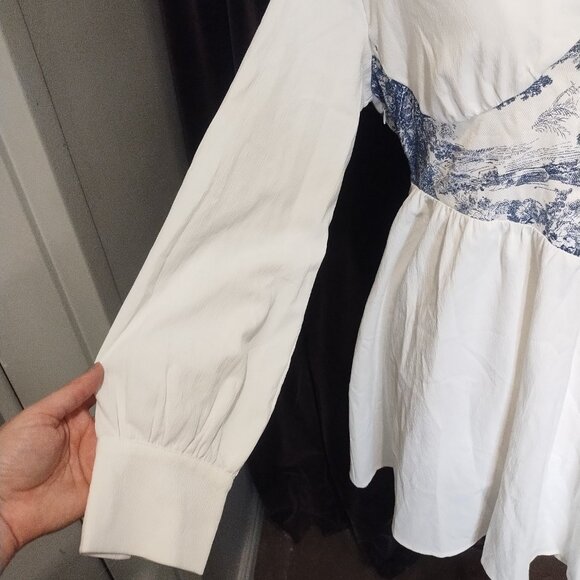 Cider Retro-Inspired China Print Dress - Picture 2 of 7